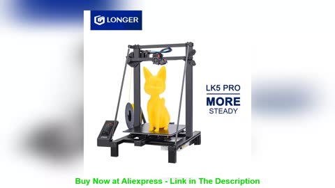 ☘️ Longer LK5 Pro Upgraded 3D Printer 90% Pre-Assembled Large 3D Printers with 4.3inch Color