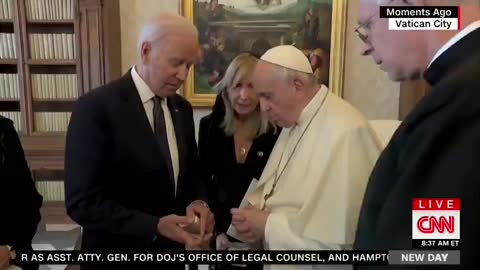 Awkward Moment As Biden Jokes He Wants To Buy Pope Francis A Drink
