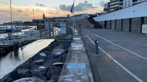 LIVE: Ponta Delgada Walk on Valentine's Day Afternoon, Sao Miguel Azores Portugal - 14.02.2024 #IRL