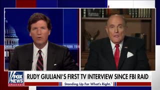 Rudy Giuliani joins Tucker for first TV interview since FBI raid (Apr 29, 2021)