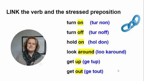 How to pronounce Phrasal Verbs - A Multisensory Approach