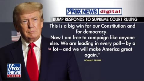 Trump responds to Supreme court ruling