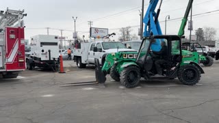 Telehandler Forklift 2015 JCB 525-60 5,500 LB 19' Reach Telescopic Fork Lift