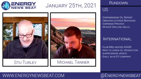 The Daily Market update "Energy News Beat" 1/12/2021