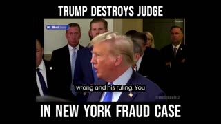Trump Destroys Judge