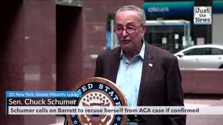 Senator Chuck Schumer wants Barrett to recuse herself if confirmed from ACA case