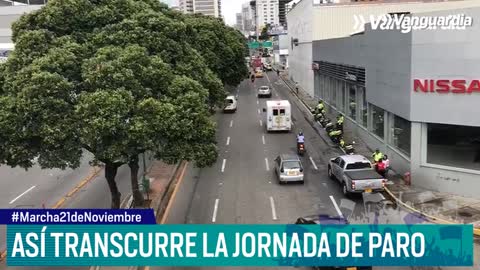 Así transcurre la jornada del paro en Bucaramanga