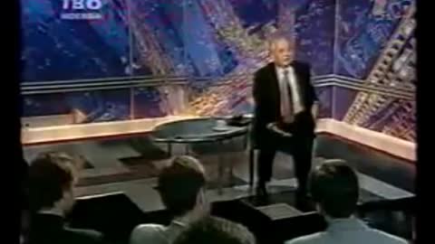 Alexander Nevsky asks Mikhail Gorbachev a question. No subtitles
