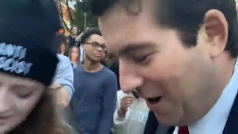 Leftists Go Crazy When Confronted By Alex Stine