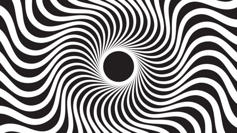 A spinning hypnotic abstract spiral loop.