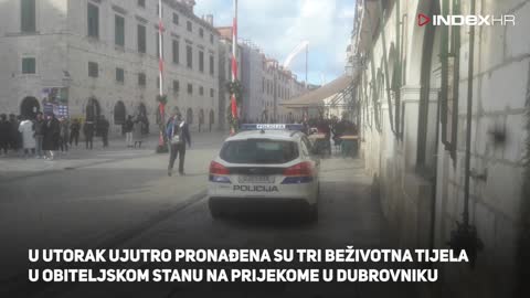 Tri ubijene osobe u Dubrovniku