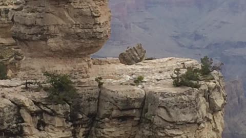 Man Sprints Around the Edge of the Grand Canyon