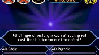Who Wants to Be a Millionaire - Game Boy Advance [ Pt.1]