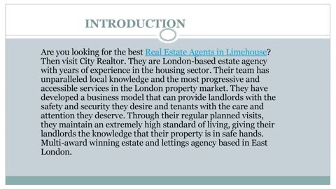 Best Real Estate Agents in Limehouse