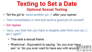 texting to set up date