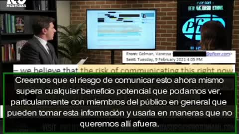 Project Veritas: Extra. La trabajadora de PFIZER sale corriendo ante la cámara.