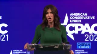 Kristi Noem Seems To Take Quiet Shot At Ron DeSantis During CPAC Speech