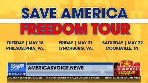 Real America's Voice Kicks Off Save America Freedom Tour from Independence Hall
