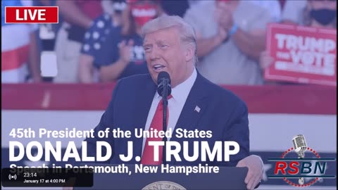 LIVE: President Trump Delivers Speech in Portsmouth, New Hampshire