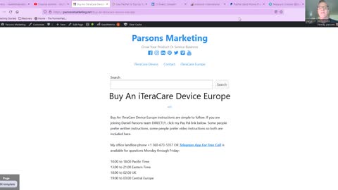 Use PayPal In Europe To Top Up Register Wallet In iNetwork To Enroll iTeraCare Customer