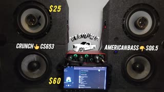 Crunch CS653 VS American Bass sq6.5