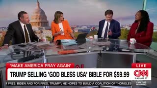 CNN is not happy about Trump selling Bibles