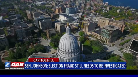 Sen. Johnson: Election fraud still needs to be investigated