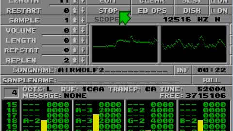 Amiga and Atari ST Protracker Music Mods - Airwolf