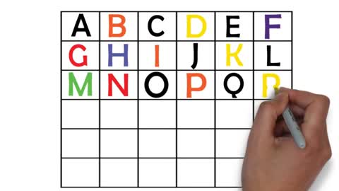 Writing Capital Letters ABCD Alphabet For Children - ABCD Hand Writing