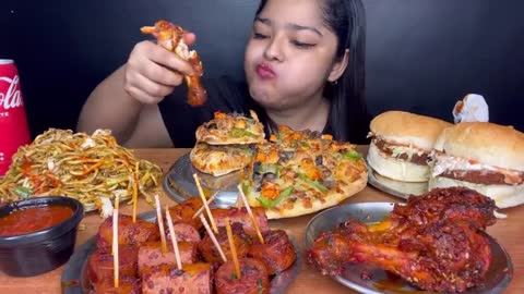 CHICKEN BARBECUE DRUMSTICKS, CHICKEN SUPREME PIZZA, CHICKEN HAKKA NOODLES, BURGERS🍔 CHICKEN SAUSAGE