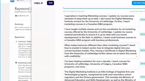 Hobby Marketing introducing copy dot ai