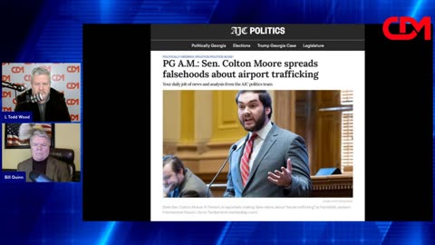 AJC Calling Sen Colton Moore's findings false??