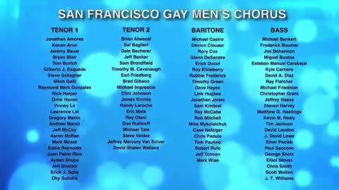 That SF Gay Men's Chorus That Vowed To "Come For Your Chidren" Are Registered Sex Offenders