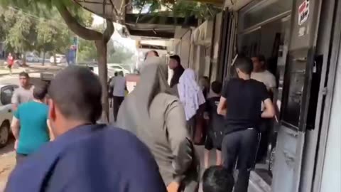 Civilians take cover as Israel bombs Gaza