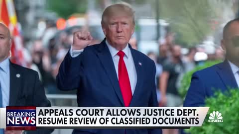 Appeals court allows DOJ to resume review of classified docs found at Mar-A-Lago