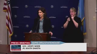 Kristi Noem Schools Reporter Over CDC's "Double Masking" Recommendation