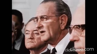 President Johnson Reacts to Martin Luther King Assassination