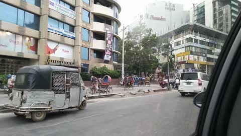 Road of Dhaka City