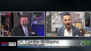 I'm running against all the RINOs. Dr. Cordie Williams with Sebastian Gorka on AMERICA First
