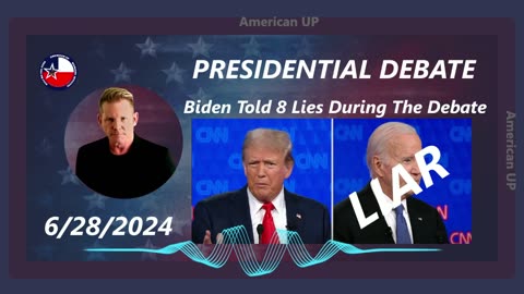 Presidential Debate was a Lie Fest, on Biden's Part!!!