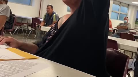 Mother at Vandalia County board meeting goes off - Watch and Learn From This Lady.