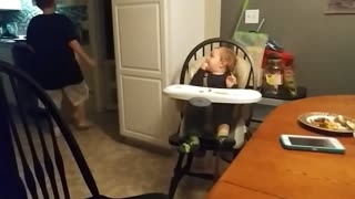 Making His Little Brother Laugh