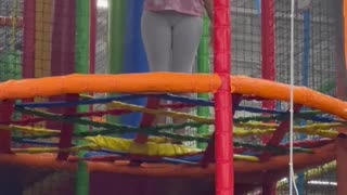 Woman Loses Her Wig On Obstacle Course