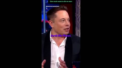 Elon musk says.He wants to die on Mars.Reason why"Elon Musk wanna Die on Mars" #shorts#aiinindustry