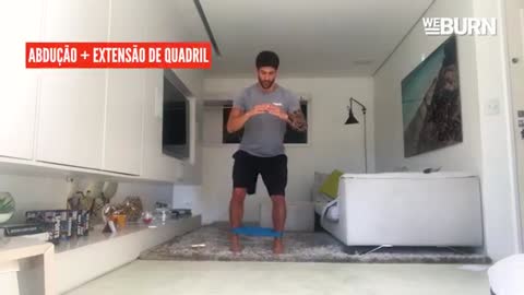 EXERCÍCIOS PARA PERNAS COM TENSOR