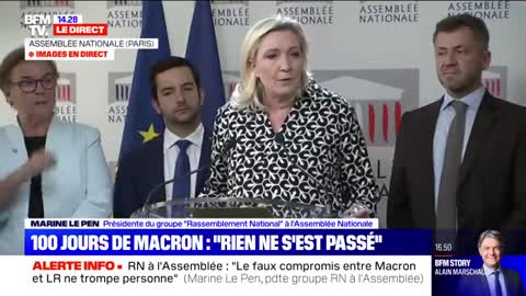 Marine Le Pen The Russian economy is not on its knees and Russia is not in default