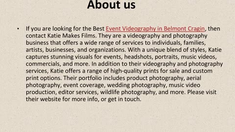 Best Event Videography in Belmont Cragin.