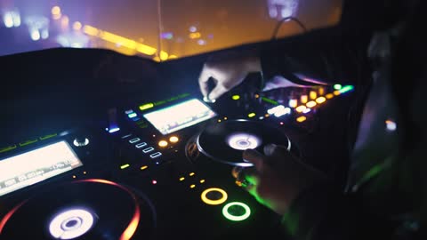 DJ turntable