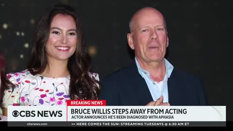 Bruce Willis diagnosed with aphasia, stepping away from acting