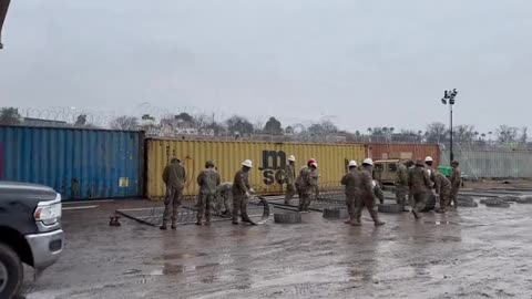 Texas National Guard TAKES A STAND, Continues To Install Razor Wire Along Our Border
